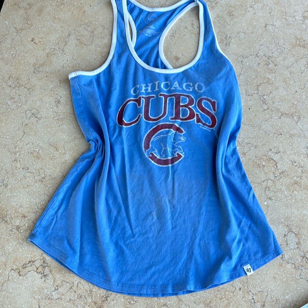 really cute Chicago Cubs blue tank top